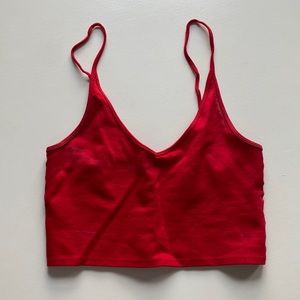 Aritzia Sunday Best Red Tank